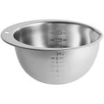 Choice 1.2 Qt. (6 cups) Stainless Steel Batter Bowl