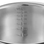 Choice 1.2 Qt. (6 cups) Stainless Steel Batter Bowl