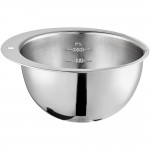 Choice 1.2 Qt. (6 cups) Stainless Steel Batter Bowl