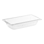 Vollrath 8032410 Super Pan® 1/3 Size Clear Polycarbonate Food Pan - 2 1/2