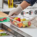 Vollrath 8032410 Super Pan® 1/3 Size Clear Polycarbonate Food Pan - 2 1/2