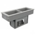 Delfield 8148-EFNP Narrow Two Pan Drop In LiquiTec Refrigerated Cold Food Well Delfield 8148-EFNP Narrow Two Pan Drop In LiquiTec Refrigerated Cold Food Well