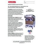 SaniServ 691 Twin Flavor 28 Qt. Countertop Air Cooled Shake Machine with 2 Hoppers - 208/230V