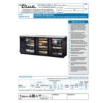 True TBB-4G-HC-LD 90 3/8 True TBB-4G-HC-LD 90 3/8
