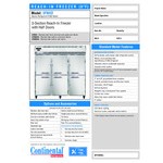 Continental Refrigerator 3FNSAHD 78
