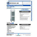 Beverage-Air HR1HC-1HG Horizon Series 26