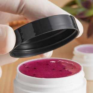 53/400 Smooth Unlined Black Lid - 1,300/Case