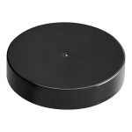 53/400 Smooth Unlined Black Lid - 1,300/Case 53/400 Smooth Unlined Black Lid - 1,300/Case