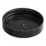 53/400 Smooth Unlined Black Lid - 1,300/Case 53/400 Smooth Unlined Black Lid - 1,300/Case