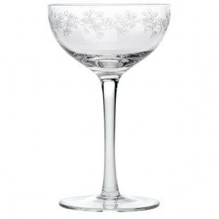 Arcoroc by Chris Adams CA504 Mix Collection 6 oz. Etched Coupe Cocktail Glass by Arc Cardinal - 24/Case