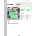 CaterGator CG170SF Seafoam 170 Qt. Rotomolded Outdoor Cooler / Ice Chest