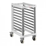 Cambro UGNPR21F36480 Camshelving® GN 2/1 Full Size 36 Pan Trolley Rack with Casters - Unassembled
