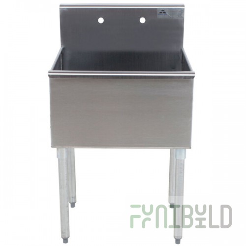 Advance Tabco 4-1-24 One Compartment Stainless Steel Commercial Sink - 24