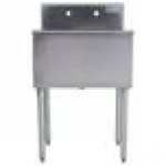 Advance Tabco 4-1-24 One Compartment Stainless Steel Commercial Sink - 24 Advance Tabco 4-1-24 One Compartment Stainless Steel Commercial Sink - 24