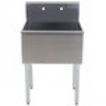 Advance Tabco 4-1-24 One Compartment Stainless Steel Commercial Sink - 24 Advance Tabco 4-1-24 One Compartment Stainless Steel Commercial Sink - 24