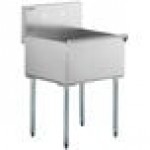 Advance Tabco 4-1-24 One Compartment Stainless Steel Commercial Sink - 24 Advance Tabco 4-1-24 One Compartment Stainless Steel Commercial Sink - 24