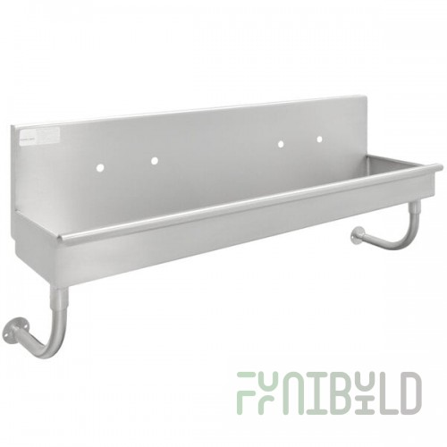 Advance Tabco 19-18-40 16-Gauge Multi-Station Hand Sink with 8