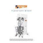 Doyon BTL100 100 Qt. Commercial Planetary Floor Mixer - 208/240V, 3 phase; 4 hp