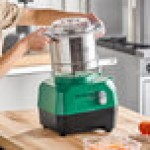 AvaMix Revolution Max CFBBDD156 Dice Combination Food Processor with 3 Qt. Stainless Steel Bowl, Continuous Feed, and 6 Discs - 1 1/2 hp AvaMix Revolution Max CFBBDD156 Dice Combination Food Processor with 3 Qt. Stainless Steel Bowl, Continuous Feed, and 6 Discs - 1 1/2 hp