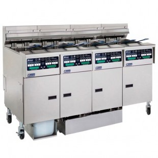 Pitco® SSHLV14C2/14T2/FDP Solstice Liquid Propane 128 lb. Reduced Oil VolumeFryer System with 2 Split Pot Units, 2 Full Pot Units, and Push Button Top Off - 298,000 BTU Pitco® SSHLV14C2/14T2/FDP Solstice Liquid Propane 128 lb. Reduced Oil VolumeFryer System with 2 Split Pot Units, 2 Full Pot Units, and Push Button Top Off - 298,000 BTU
