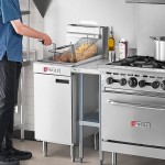 Wolf by Vulcan WF300-2 35-40 lb. Liquid Propane Floor Fryer - 90,000 BTU