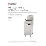 Wolf by Vulcan WF300-2 35-40 lb. Liquid Propane Floor Fryer - 90,000 BTU