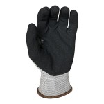 Armor Guys Kyorene 00-300-L Gray 13 Gauge A3 Graphene Gloves with Black HCT Microfoam Nitrile Palm Coating - Large