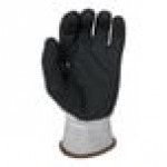 Armor Guys Kyorene 00-300-L Gray 13 Gauge A3 Graphene Gloves with Black HCT Microfoam Nitrile Palm Coating - Large
