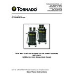 Tornado 98450 55 Gallon Quad Venturi Air Wet Only Industrial Vacuum Tornado 98450 55 Gallon Quad Venturi Air Wet Only Industrial Vacuum