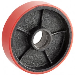 Lavex Replacement Polyurethane Steering Wheel for 5500 lb. Capacity Pallet Jacks Lavex Replacement Polyurethane Steering Wheel for 5500 lb. Capacity Pallet Jacks
