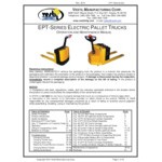 Vestil EPT-2547-30-SCL 3,000 lb. Electric Pallet Truck with 25