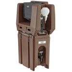 Cambro 2.5 Gallon Dark Brown Portable Handwash Station with Soap and Multi Fold Paper Towel Dispenser Cambro 2.5 Gallon Dark Brown Portable Handwash Station with Soap and Multi Fold Paper Towel Dispenser