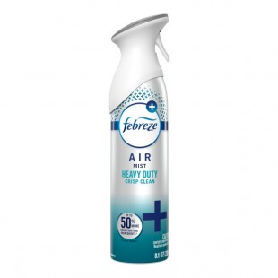 Febreze Air 99241 Heavy-Duty Crisp Clean Scented Air Freshener 8.1 oz. - 6/Case Febreze Air 99241 Heavy-Duty Crisp Clean Scented Air Freshener 8.1 oz. - 6/Case