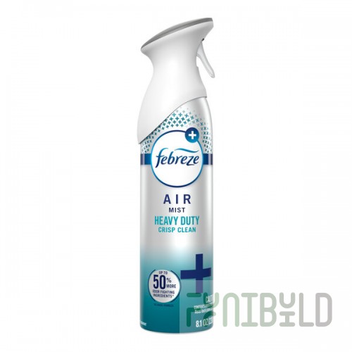 Febreze Air 99241 Heavy-Duty Crisp Clean Scented Air Freshener 8.1 oz. - 6/Case