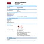 Rubbermaid® FG4012461 Microburst 9000 Mountain Peaks Metered Aerosol Air Freshener System Refill