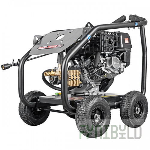 Simpson 65208 Super Pro Pressure Washer with Roll Cage, CRX Engine, and 50' Hose - 4,400 PSI; 4 GPM