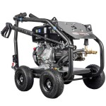 Simpson 65208 Super Pro Pressure Washer with Roll Cage, CRX Engine, and 50' Hose - 4,400 PSI; 4 GPM