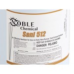 Noble Chemical Sani-512 1 Gallon / 128 oz. Concentrated Sanitizer / Disinfectant - 4/Case Noble Chemical Sani-512 1 Gallon / 128 oz. Concentrated Sanitizer / Disinfectant - 4/Case