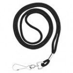 Kemp USA Black Economy Rope Lanyard 10-429-BLK-ECO Kemp USA Black Economy Rope Lanyard 10-429-BLK-ECO