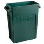 Rubbermaid® 1956181 Slim Jim 64 Qt. / 16 Gallon Brown Rectangular Trash Can Rubbermaid® 1956181 Slim Jim 64 Qt. / 16 Gallon Brown Rectangular Trash Can