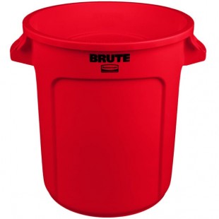 Rubbermaid® FG261000RED BRUTE 10 Gallon Red Round Trash Can Rubbermaid® FG261000RED BRUTE 10 Gallon Red Round Trash Can