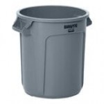 Rubbermaid® FG261000RED BRUTE 10 Gallon Red Round Trash Can