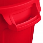 Rubbermaid® FG261000RED BRUTE 10 Gallon Red Round Trash Can