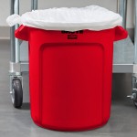 Rubbermaid® FG261000RED BRUTE 10 Gallon Red Round Trash Can