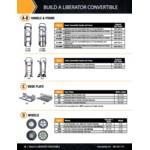 B&P Manufacturing S Series Senior 500 lb. Straight Back Convertible Hand Truck with Loop Handle, 10
