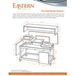 Eastern Tabletop ST5955BST Hub Buffet 33 1/2