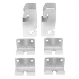 Metro SWGB1 Smartwall G3 Stainless Steel Grid Mounting Bracket Kit for Wall Track Metro SWGB1 Smartwall G3 Stainless Steel Grid Mounting Bracket Kit for Wall Track