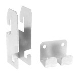 Metro SWGB1 Smartwall G3 Stainless Steel Grid Mounting Bracket Kit for Wall Track