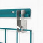 Metro SWGB1 Smartwall G3 Stainless Steel Grid Mounting Bracket Kit for Wall Track