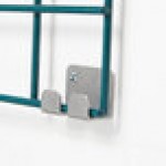 Metro SWGB1 Smartwall G3 Stainless Steel Grid Mounting Bracket Kit for Wall Track
